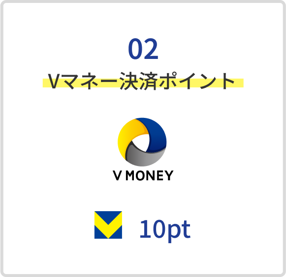 Vマネー決済ポイント